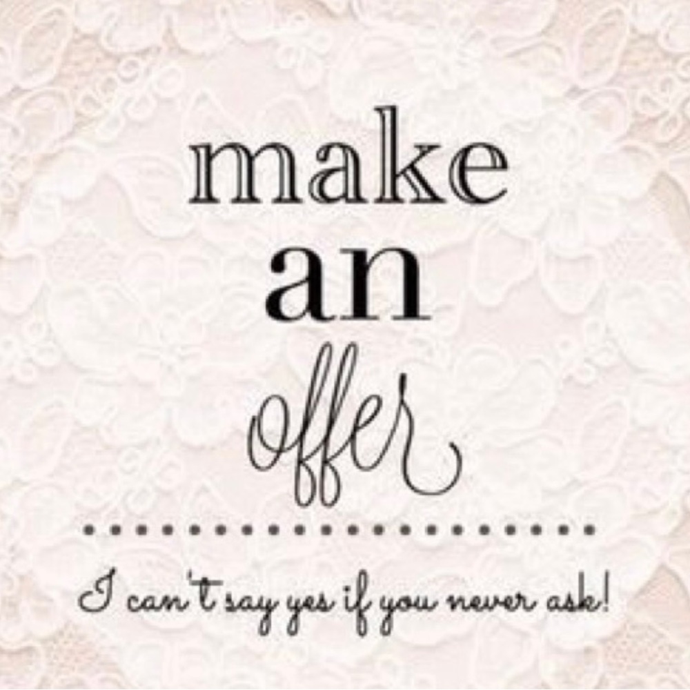 Make me an offer... I can’t say YES if you don’t ask! 🤷‍♀️